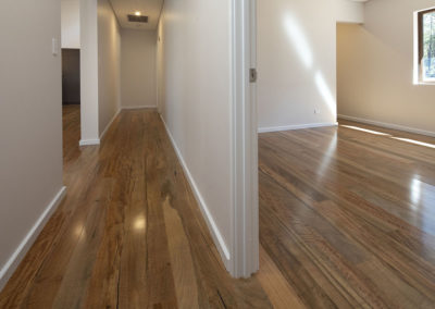 Marri timber floor living & passage