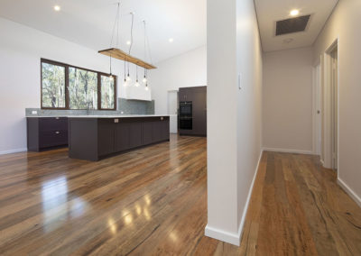 Marri timber floor kitchen & passage