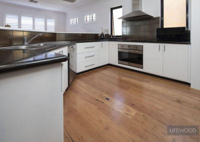 Rustic Blackbutt Flooring Kitchen