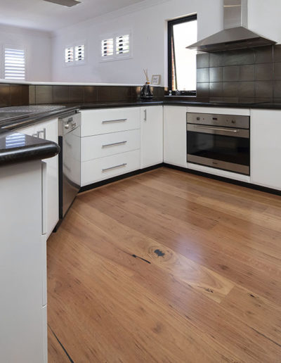 Rustic Blackbutt Flooring Kitchen