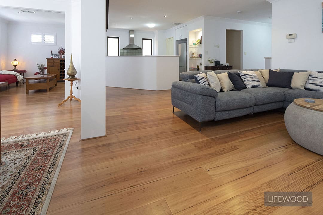 Rustic Blackbutt Flooring Lounge