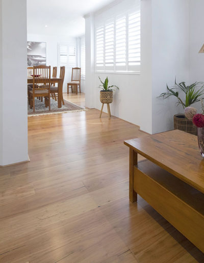 Rustic Blackbutt flooring Living 2