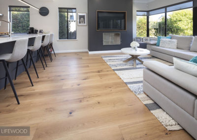 Natural French Oak Flooring Lounge