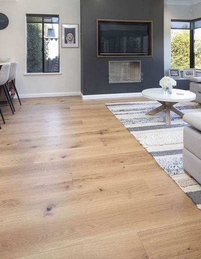 Natural French Oak Flooring Lounge