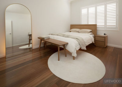 Spotted Gum Timber Flooring Bedroom
