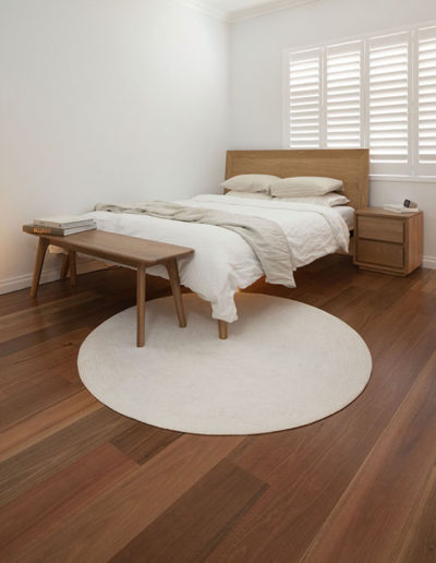 Spotted Gum Timber Flooring Bedroom 1