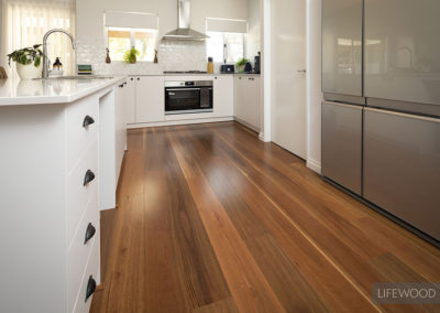 Spotted Gum Timber Flooring Kitchen