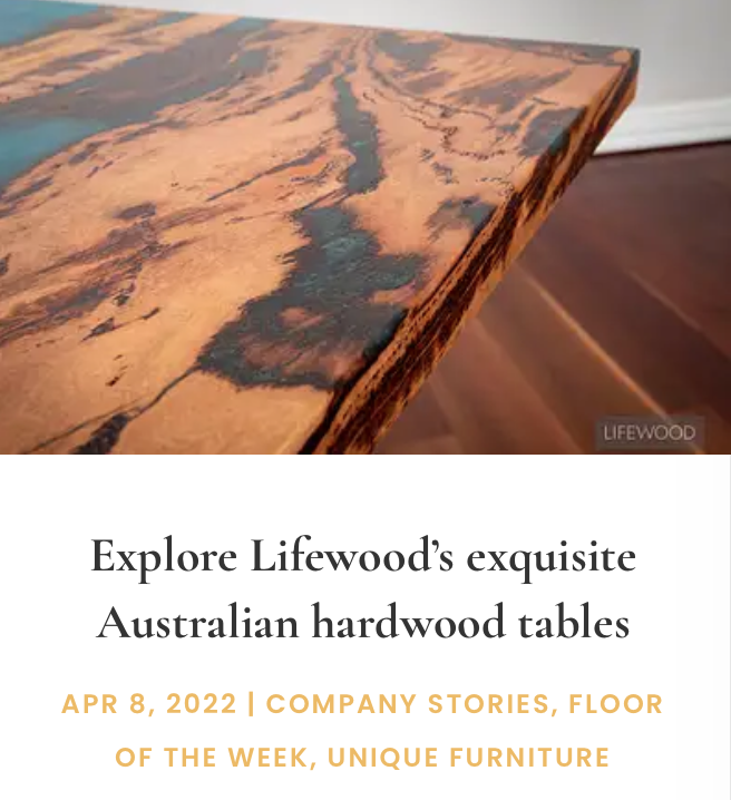 Australian hardwood tables