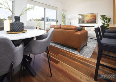 Spotted Gum living room