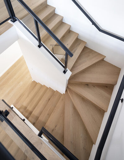 Limed Wash French Oak staircase