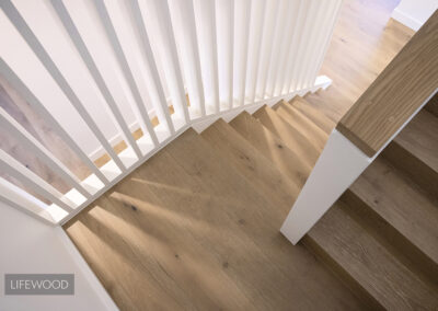 Limed Wash French Oak Staircase