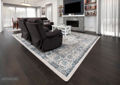 French Oak Floor Charcoal Loungeroom