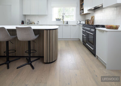 French Oak Driftwood Flooring Kitchen