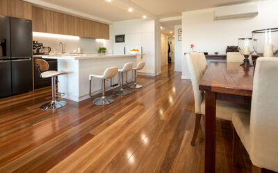 Inspired Apartment Living with Spotted Gum Flooring