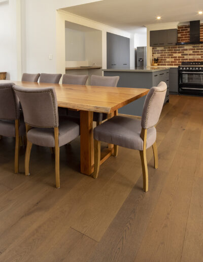 French Oak Smoked Dining Room