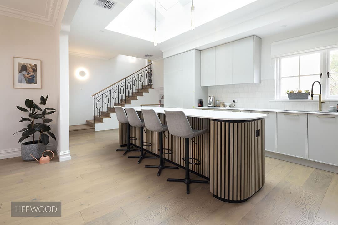 Driftwood kitchen timber floor
