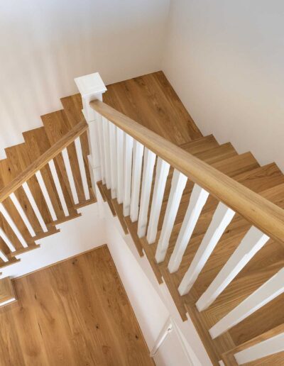 French Oak Natural Staircase 1