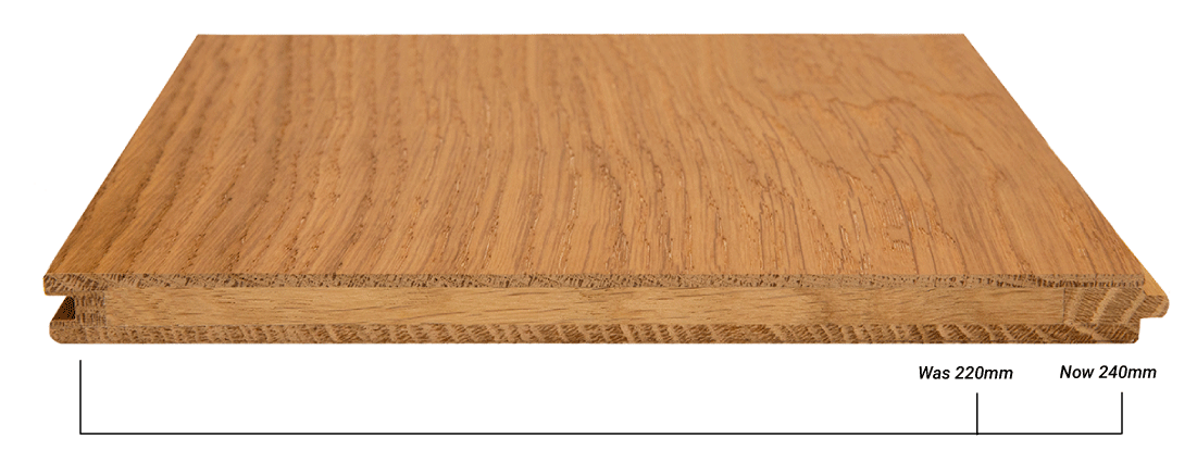 French Oak natural engineered timber floorboard