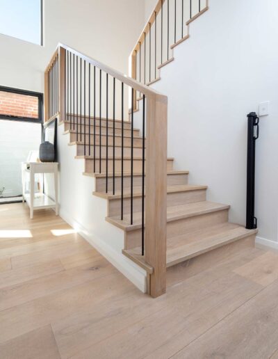 French Oak Limed Wash Staircase 01