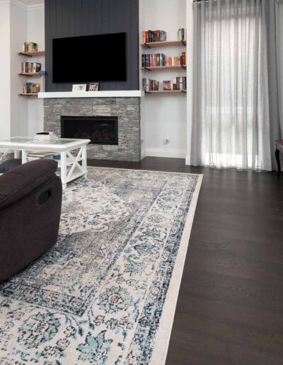 Hamptons Style FrenchOak Charcoal Livingroom