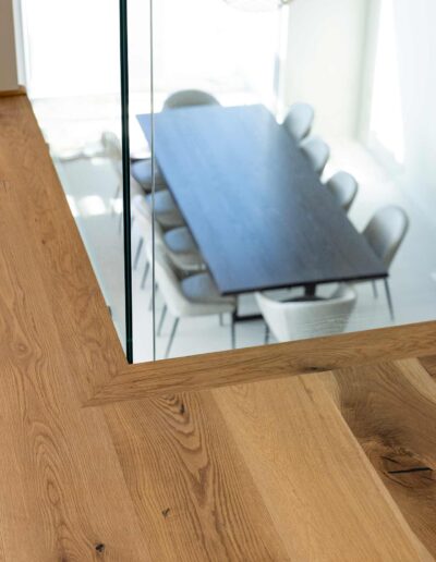 French Oak Smoked Flooring detail