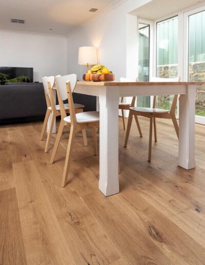 Natures Steel French Oak Smoked Dining