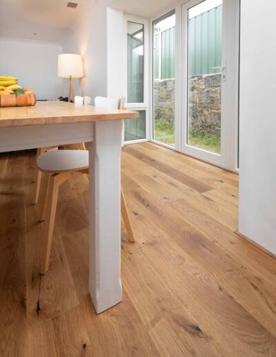 Natures Steel French Oak Smoked dining room