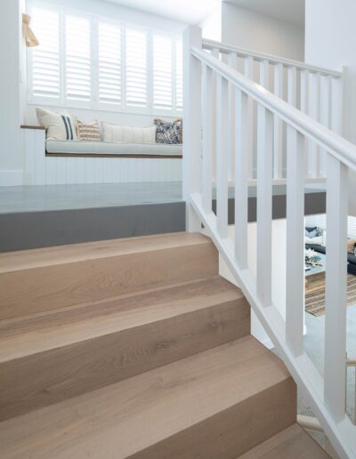 French Oak Driftwood staircase detail