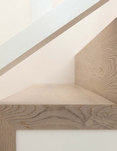 French Oak Driftwood Waterfall Staircase