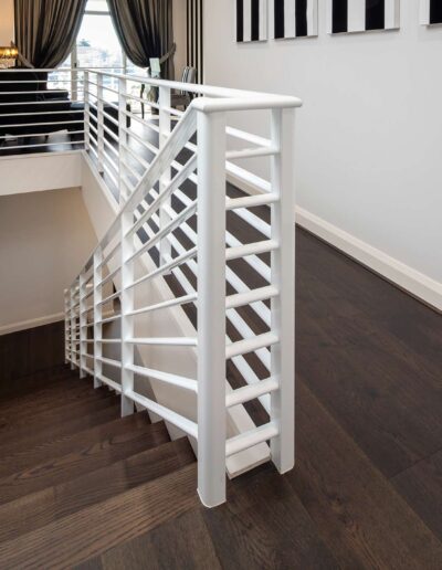 French Oak Black Forest Staircase