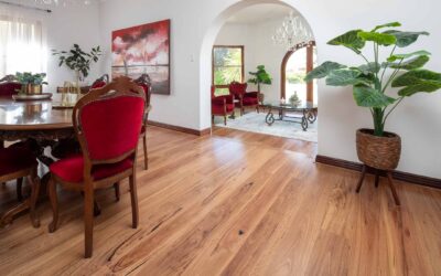 Strategic solution transforms this 1970’s home with Blackbutt timber flooring