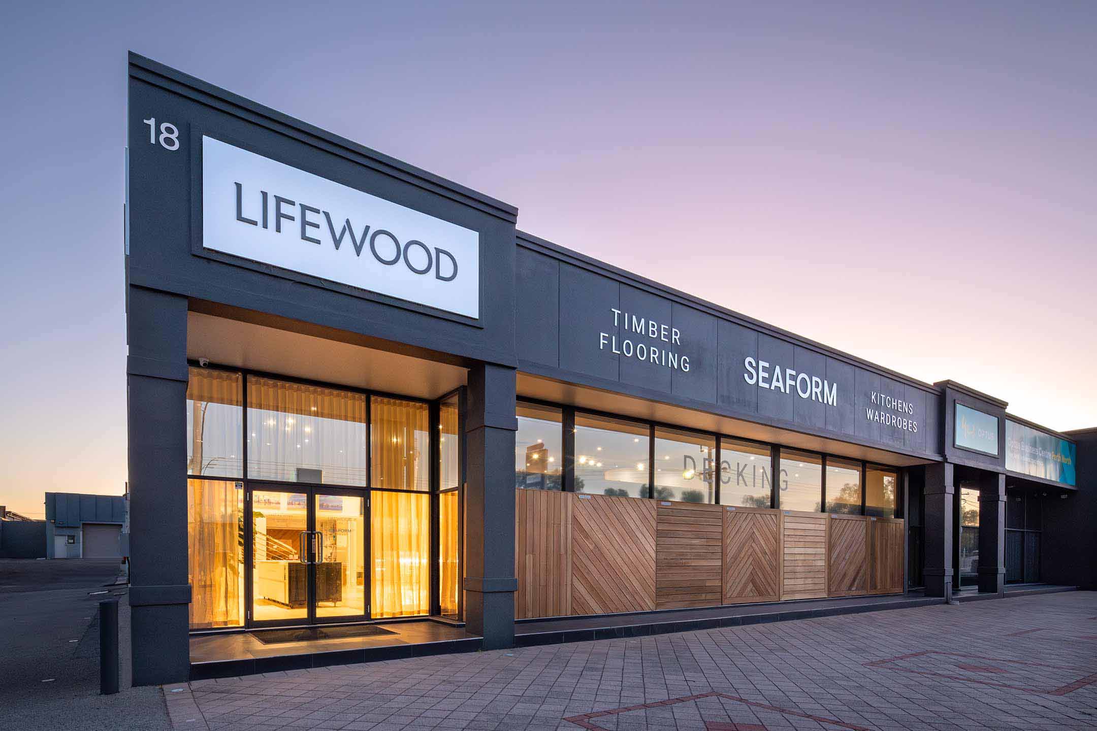 Lifewood Showroom Exterior